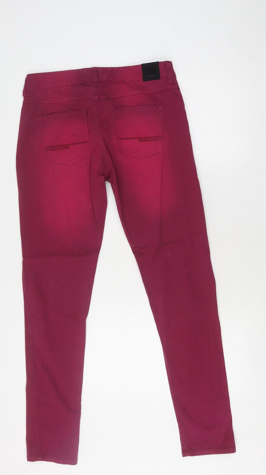 Bench Women's Red Skinny Jeans 30 Waist