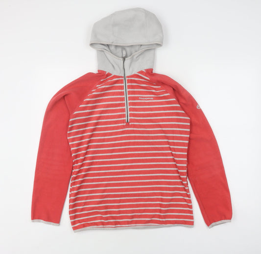 Womens UK Size 10 Craghoppers Red Pullover Hoodie