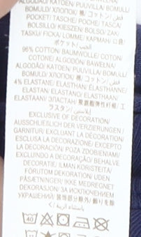 Baby Boden Blue Unisex Baby Trousers 0-3M Elastic Waist