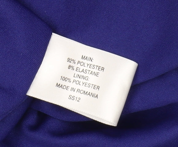 CC Women's Blue Paisley Skirt, Medium, Excellent