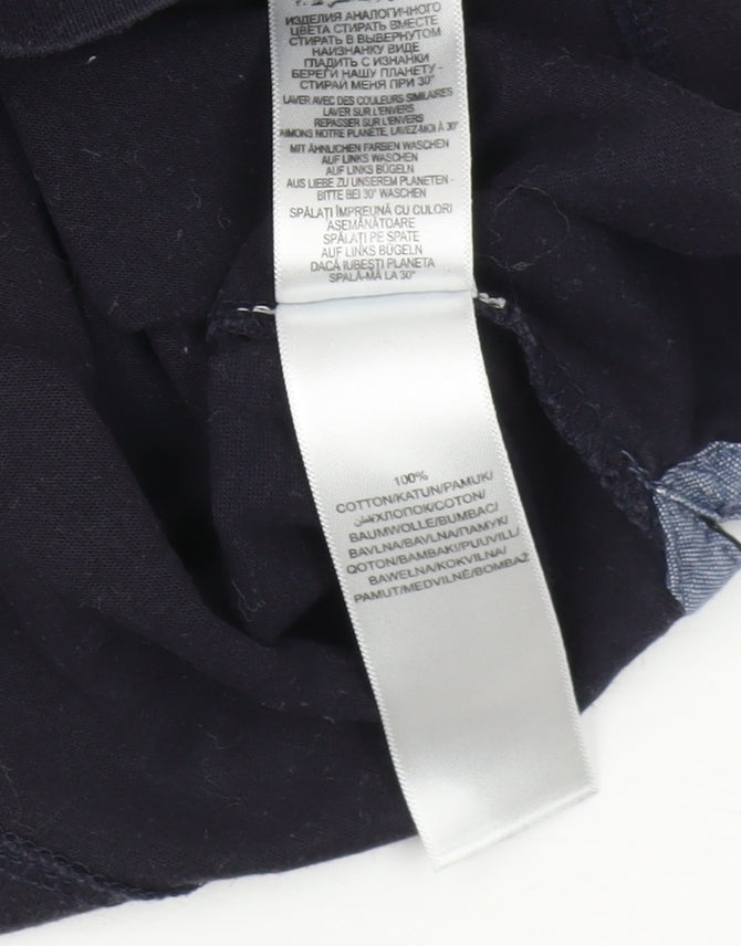 J By Jasper Conran Men's Blue Polo Shirt M