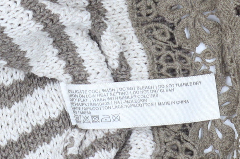 Womens UK Size 8 FatFace Brown Pullover Jumper