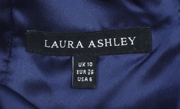 Laura Ashley Women's Blue Sheath Dress Size 10