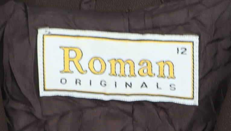 Roman Originals Women's Brown Blazer Size 12