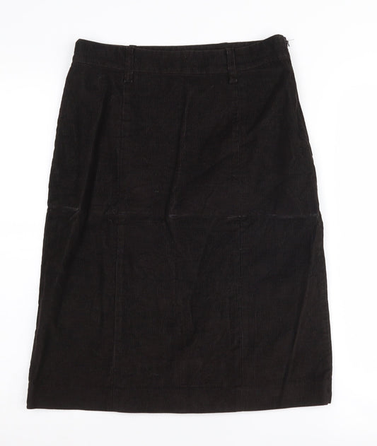 Womens UK Size 8 Jigsaw Straight & Pencil Corduroy Skirt