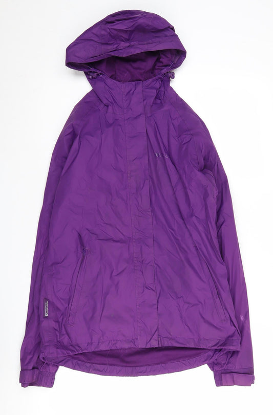 Womens UK Size 10 Mountain Warehouse Purple Rain Coat