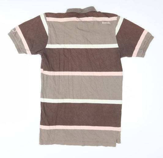 Unisex Adults UK Size S Bench Brown Polo