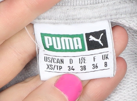 Puma Women's Grey Logo Sweatshirt XS