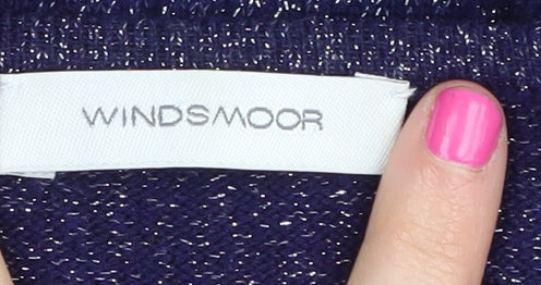 Womens UK Size S Windsmoor Purple Pullover Jumper