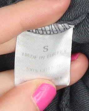 Brand and care label for Long Tall Sally Women's Grey Wool Blazer, size 12