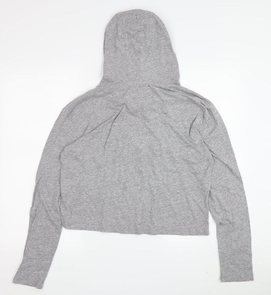 Superdry Women's Grey Pullover Hoodie Size 10