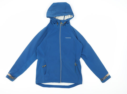Womens UK Size 8 Craghoppers Blue Windbreaker Coat