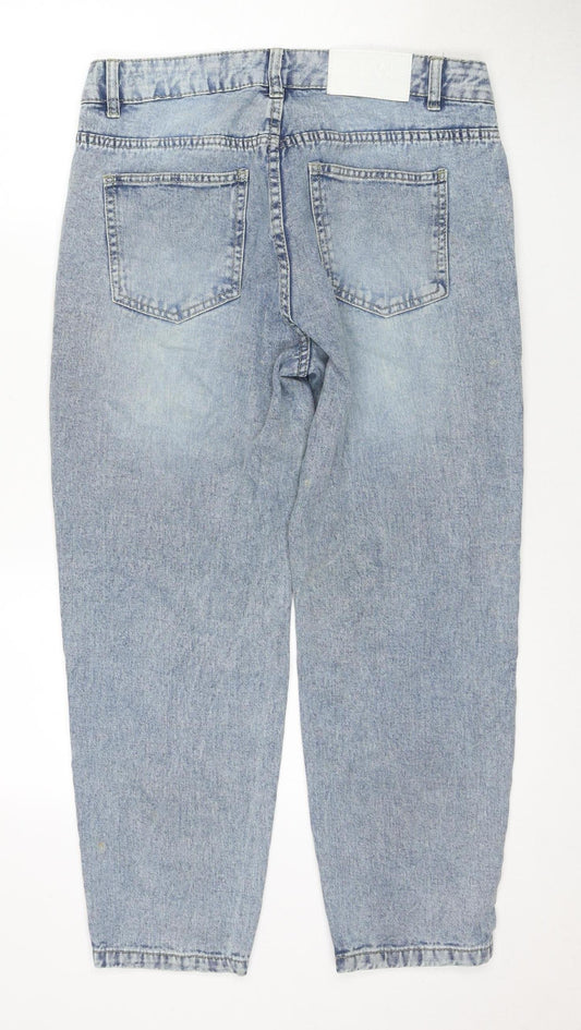 boohooMAN Men's Blue Size 30 Regular Fit Jeans