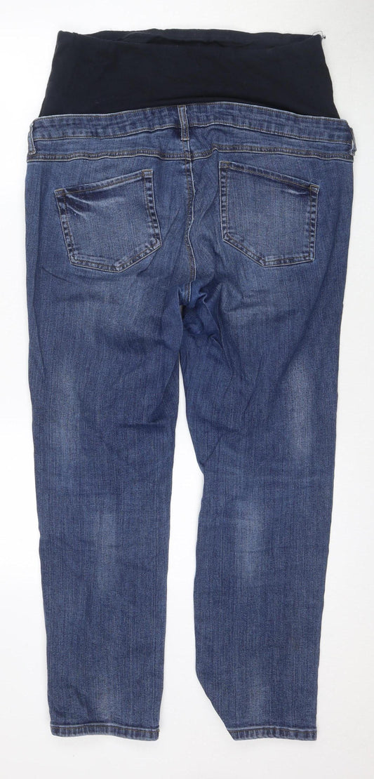 Blooming Marvellous Women's Blue Denim Maternity Jeans Size 18