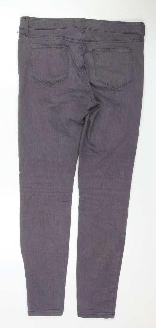 Fat Face Women's Grey Jeans Size 12 Regular Fit