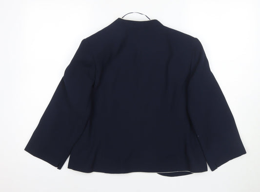 Eastex Women's Blue Shawl Blazer Size 12