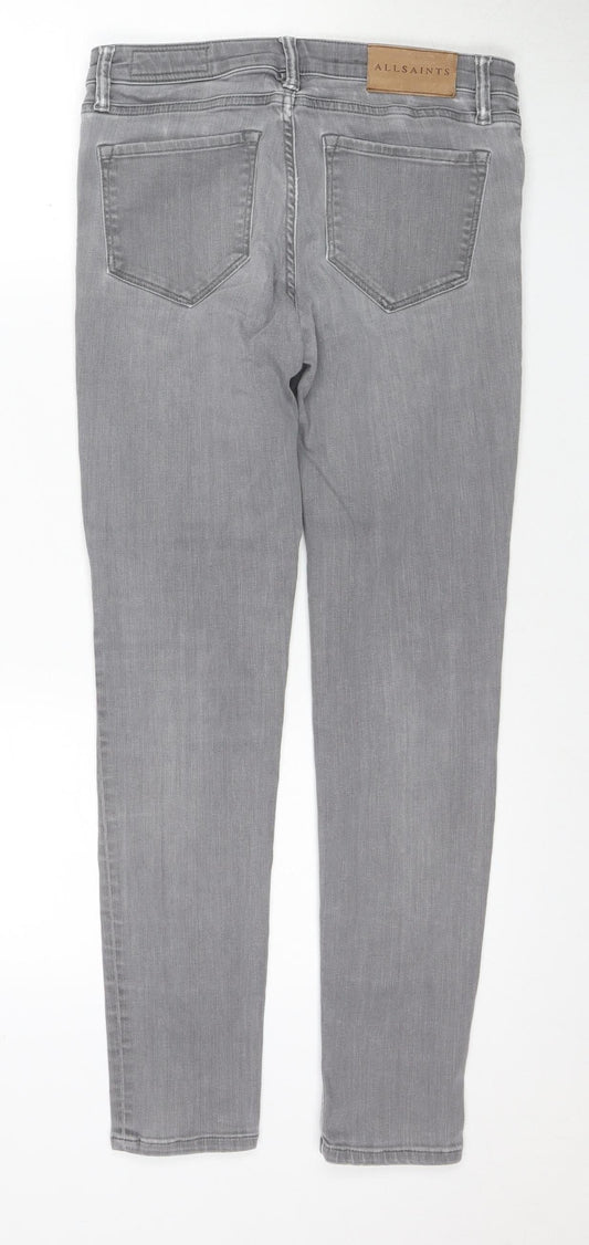 AllSaints Women's Grey Skinny Jeans Size 30