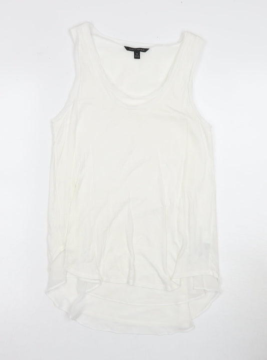 Womens UK Size XS Banana Republic White Tank