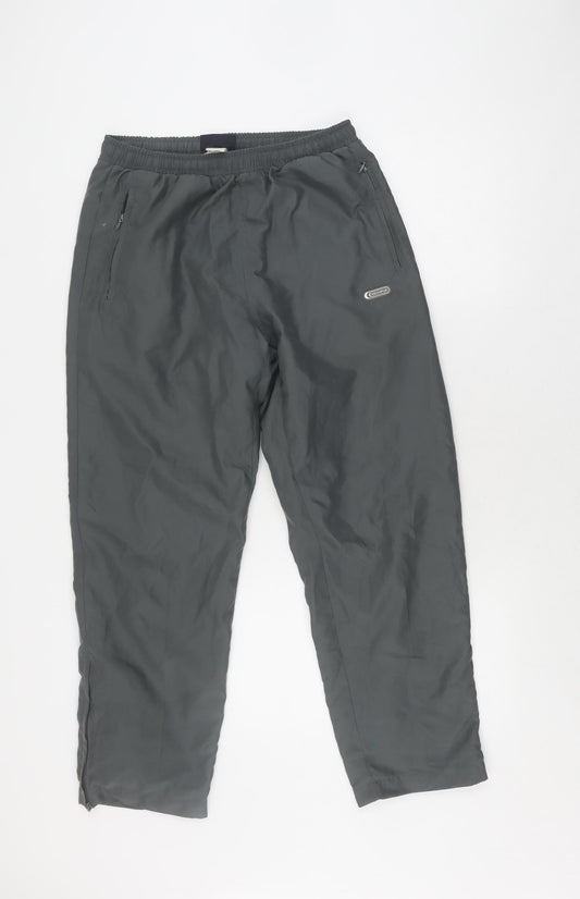 Mens UK Size 12 Olympus Regular Fit Grey Trousers