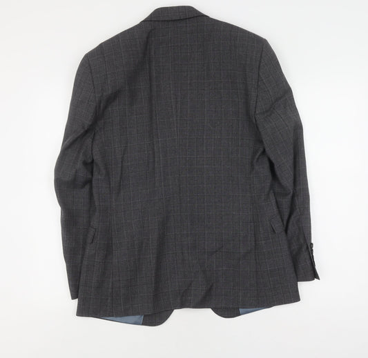 Mens UK Size 38 Moss 1851 Regular Grey Suit Jacket