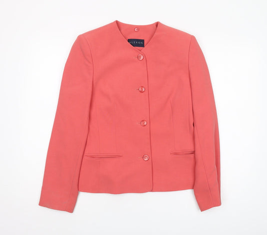 Womens UK Size 10 Alexon Pink Blazer
