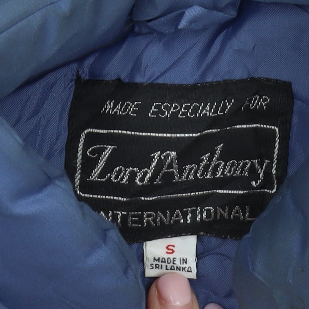 Mens UK Size S Lord Anthony Blue Puffer Jacket