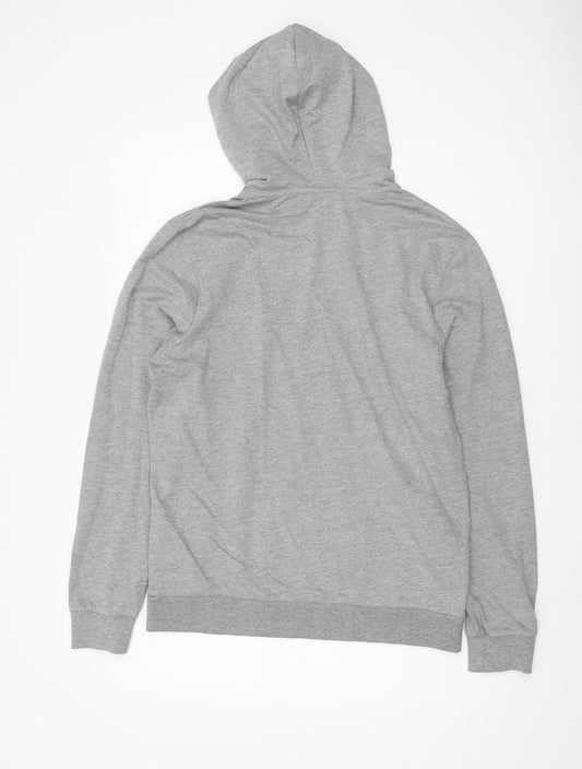 Mens UK Size M JACK & JONES Grey Pullover Hoodie