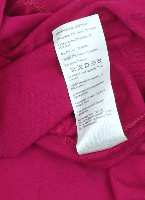 Joules Women's Pink Polka Dot Shift Dress Size 12