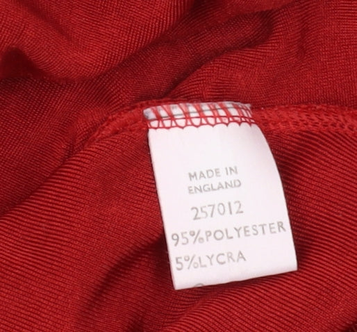 Womens UK Size 12 Wallis Red Basic Tunic