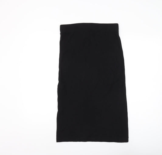 Banana Republic Women Black S Pencil Skirt Stretch