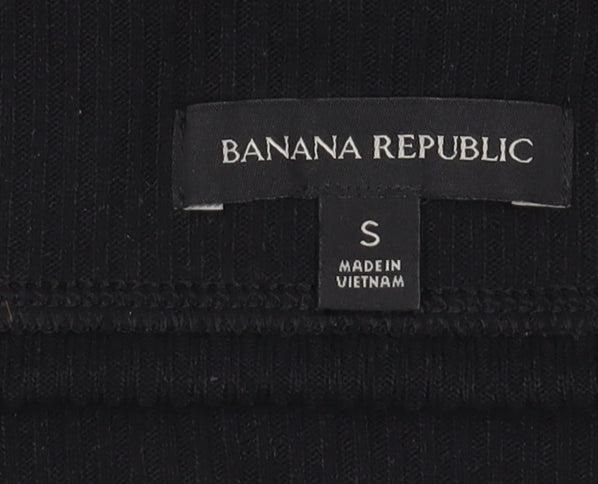 Banana Republic Women Black S Pencil Skirt Stretch