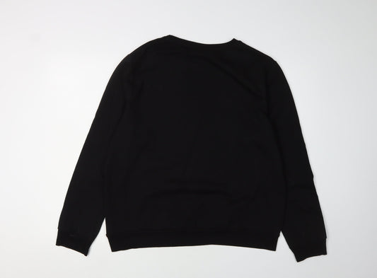 Womens UK Size L Harry Potter Black Pullover Sweatshirt