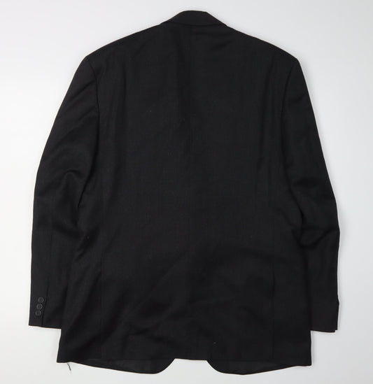Mens UK Size 42 Centaur Regular Black Suit Jacket