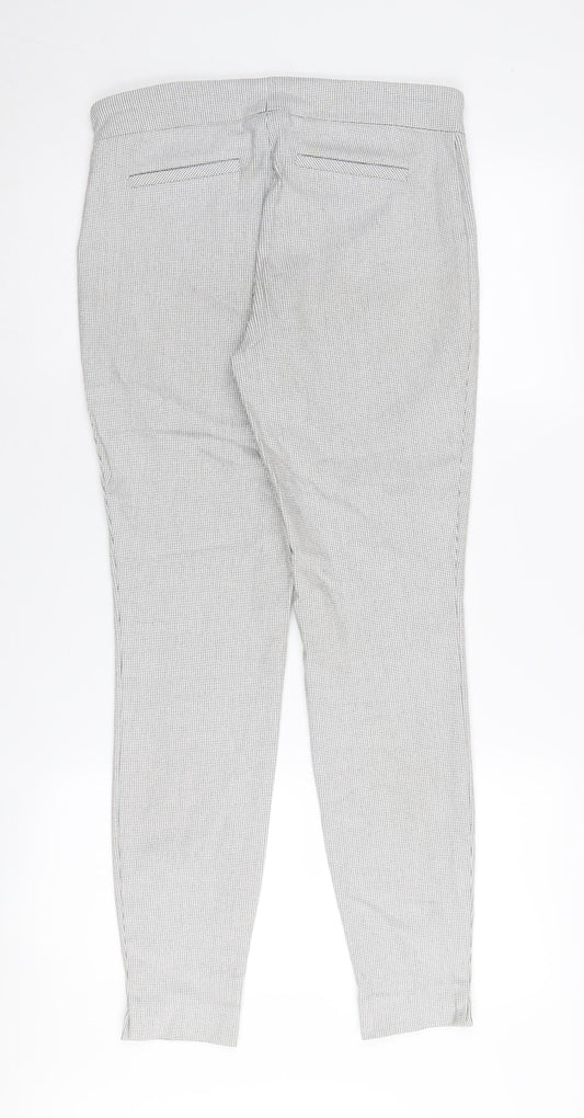 Womens UK Size 12 Hilary Radley Regular Fit Casual Business Grey Trousers