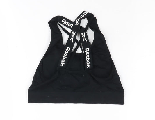 Reebok Women's Black Racerback Tank Top - Size S