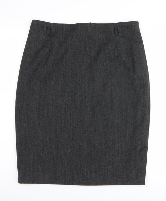 Marks and Spencer Women's Black Pencil Skirt, Size 14