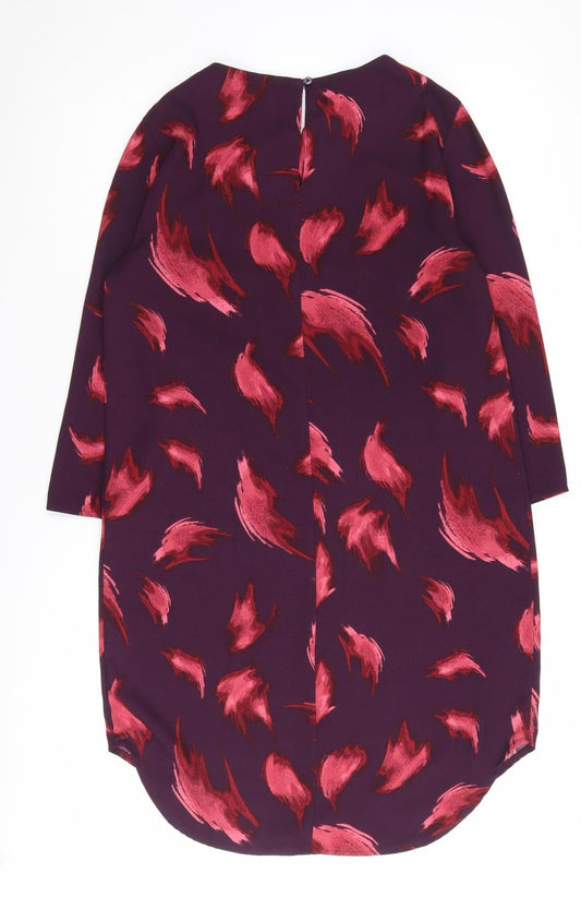 Hush Women’s Purple Shift Dress Size 12 - Elegant Workwear