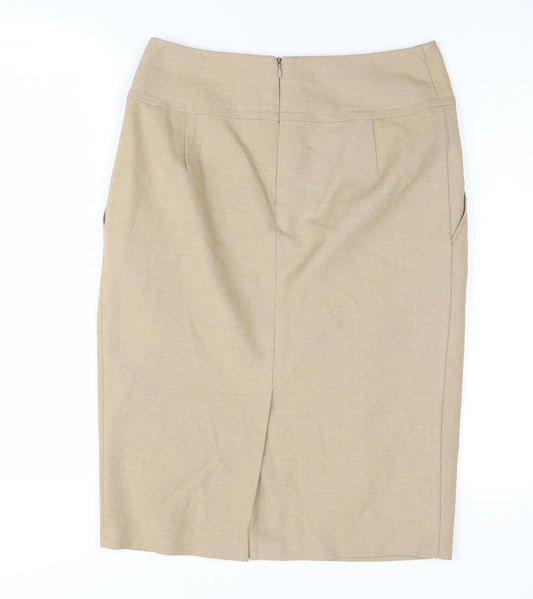 Limited Collection Women’s Beige Pencil Skirt Size 8