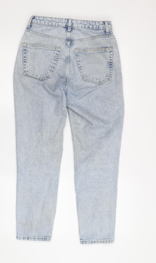 Topshop Women's Blue Mom Jeans Size 6 High Waist