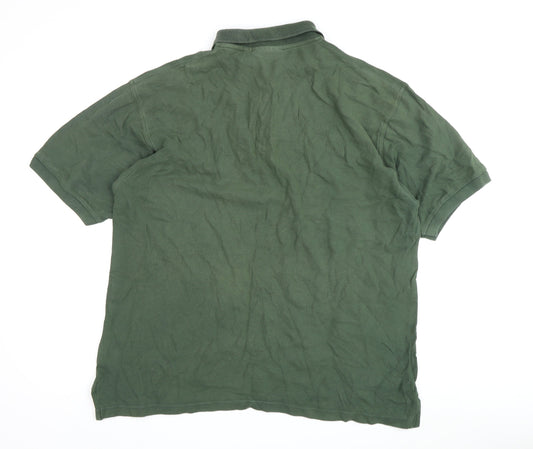 Tom Hanson Men's Green Polo Shirt XL Cotton Casual