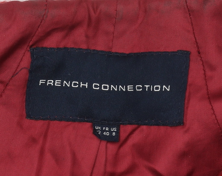 French Connection Women's Red Coat Size 12