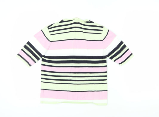 Womens UK Size S Viyella Multicoloured Jersey T-Shirt