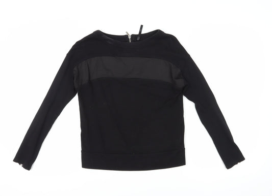 Womens UK Size 8 Karen Millen Black Basic Blouse