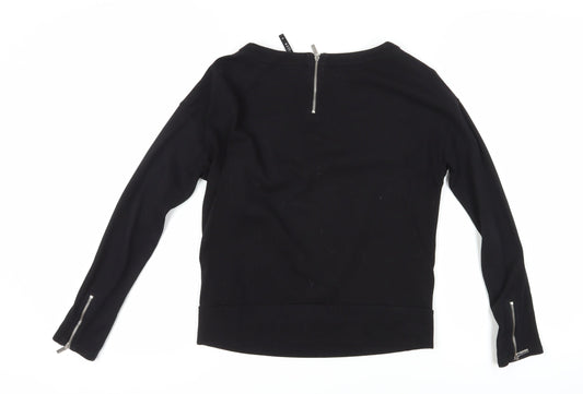 Karen Millen Women's Black Long Sleeve Blouse Size 8