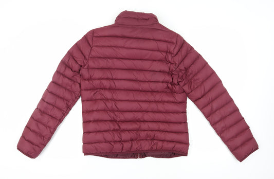 Abercrombie & Fitch Women's Red Puffer Jacket L