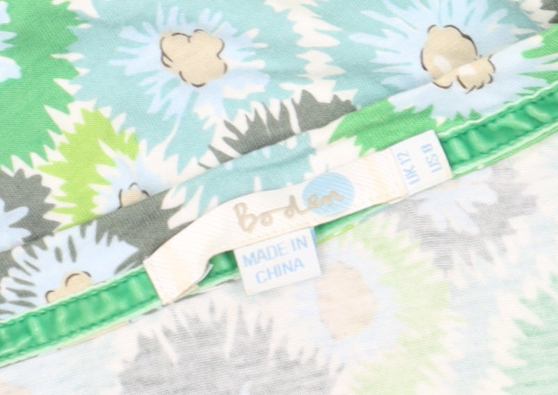 Boden Women's Multicoloured Floral Tank - Size 12