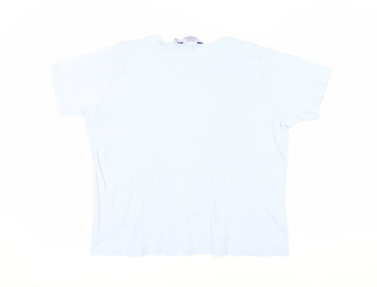 Womens UK Size 18-20 Honor Millburn Blue Basic T-Shirt