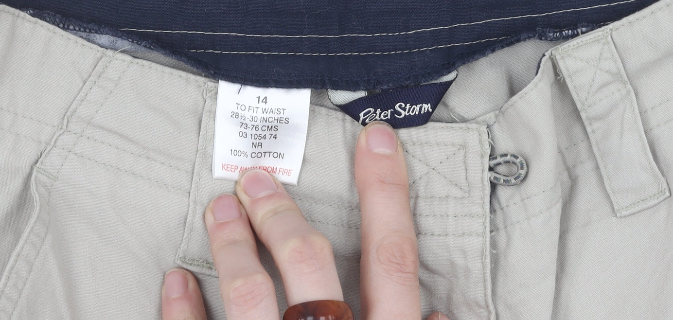 Peter Storm Beige Cargo Trousers Men’s Size 14