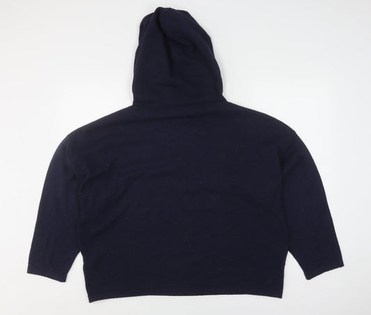 Womens UK Size 18 Jack Wills Blue Pullover Hoodie