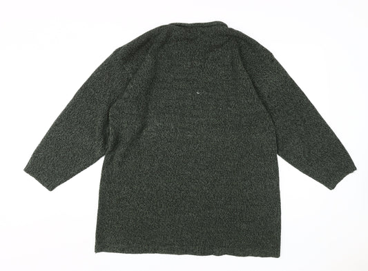 Womens UK Size M/L New Look Grey Pullover Jumper